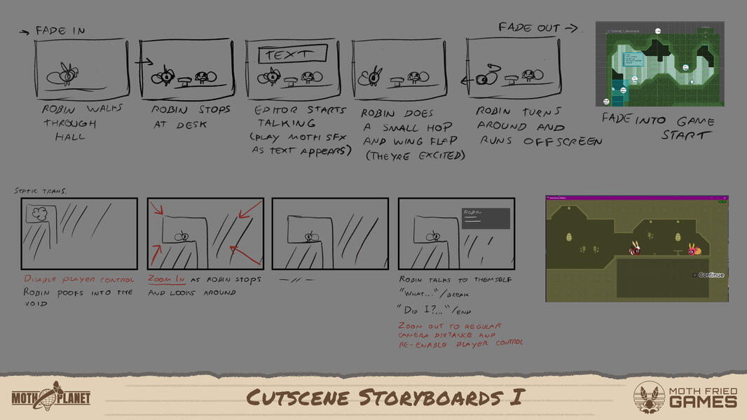 Cutscene Storyboards 1