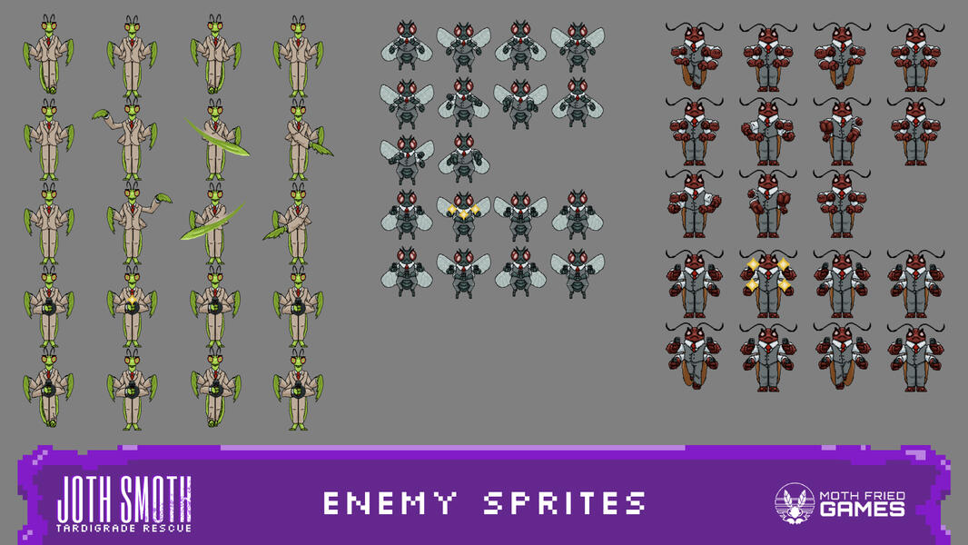 Joth Smoth - Enemy Sprites (2024)