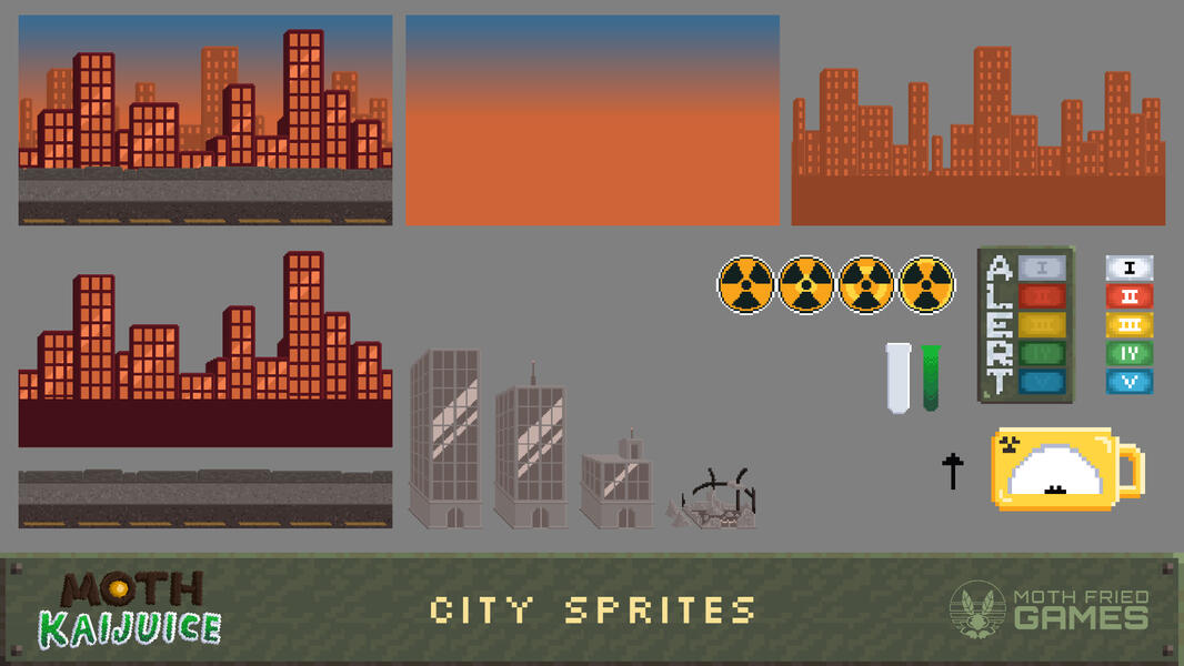 Moth Kaijuice - City Sprites (2025)